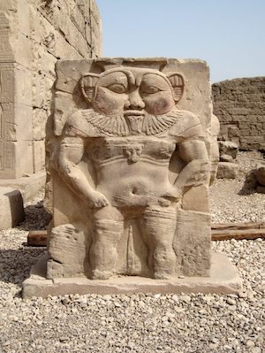 Find God Bes at Dendera Temple, one of the most well preserved ancient Egyptian temples. Situated on the west bank of the Nile, south of Qena in Upper Egypt.