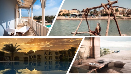 El Gouna hidden gems include some amazing boutique hotels. Book Hurghada airport transfer and enjoy everything these adult retreats have to offer