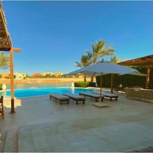 Private pool Airbnb El Gouna