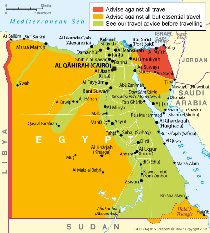 Is it safe to travel to Hurghada and Egypt